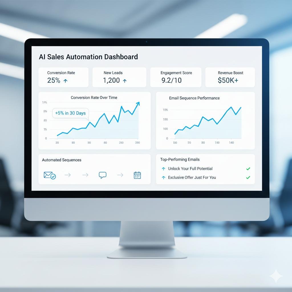 AI Sales Automation System AI sales automation system managing leads and follow-ups